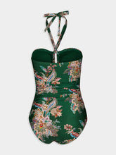 Zimmermann Rhiannon One-Piece Swimsuit in Teal Multi Paisley