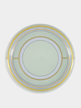 Ginori 1735 Verde Porcelain Diva Round Tray