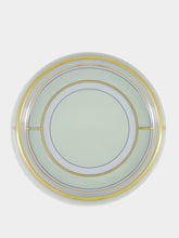 Ginori 1735 Verde Porcelain Diva Round Tray
