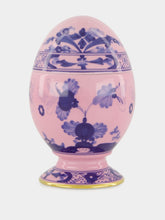 Ginori 1735 Azalea Pink Oriente Italiano Porcelain Egg