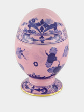 Ginori 1735 Azalea Pink Oriente Italiano Porcelain Egg