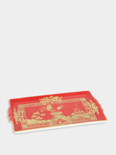 Ginori 1735 Rubrum Oriente Italiano Rectangular Tray