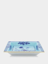 Ginori 1735 Oriente Italiano Iris Large Square Change Tray