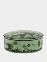Ginori 1735 Green Bario Porcelain Box
