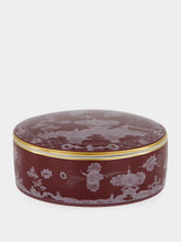 Ginori 1735 Castagna Oriente Italiano Porcelain Trinket Box
