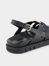 Ferragamo Gancini Ornament Flat Sandal