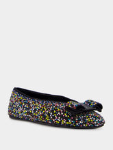 Ferragamo Vara Bow Crystal-Embellished Ballet Flat