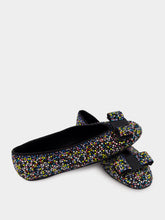 Ferragamo Vara Bow Crystal-Embellished Ballet Flat