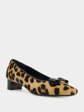 Ferragamo Rirri Animal Print Mid-Heel Pumps
