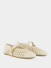Ferragamo Mascarpone Gancini Ballet Flats