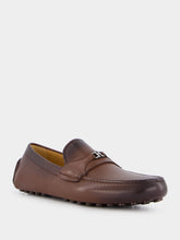 Ferragamo Gancini Driver Leather Loafers