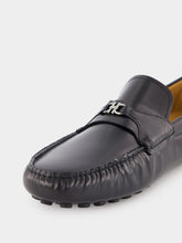 Ferragamo Gancini Ornament Driver Loafer
