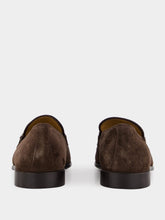 Ferragamo Suede Moccasin with Gancini ornament
