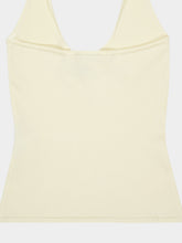 Zimmermann Cream Fairlight Viscose Knit Halter Top