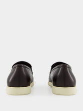 Dark Brown Calfskin Loafers with Gancini Ornament | PDP - Fashion Clinic