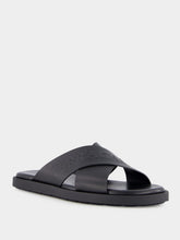 Ferragamo Calfskin Sandal with Crossover Straps