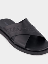 Ferragamo Calfskin Sandal with Crossover Straps