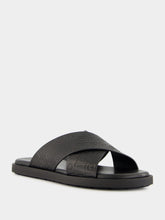 Ferragamo Black Monogram Sandals