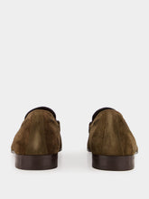 Ferragamo Brown Tassel Suede Moccasins