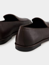 Brown Hammered Calfskin Loafers | PDP - Fashion Clinic