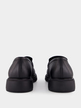 Ferragamo Black Gancini Bit Loafers