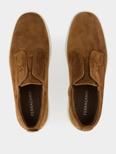 Ferragamo Mid-Brown Urban Leather Derby Shoes