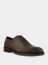 Ferragamo Brown Amber Leather Derby Shoes
