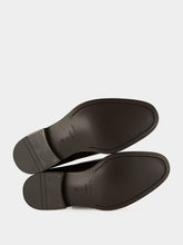 Ferragamo Brown Amber Leather Derby Shoes