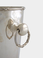 Leitão & Irmão Silver Ice Bucket with Bow Detail Handles