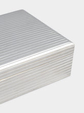 Leitão & Irmão Ribbed Sterling Silver Storage Box