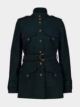 Zimmermann Bottle Green Valiant Wool Utility Jacket