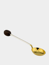 Leitão & Irmão Silver Coffee Spoon with Coffee Bean Handle
