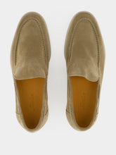 Aurélien Light Grey Yacht Calfskin Loafers