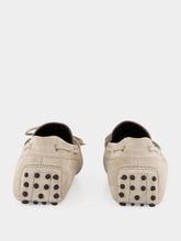 Aurélien Light Grey Suede Driving Shoes