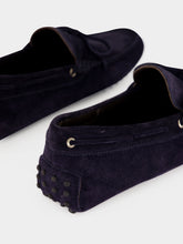 Aurélien Navy Blue Suede Driving Shoes