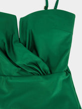 Zimmermann Everley V-Wire Bandeau One-Piece in Emerald