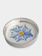 Leitão & Irmão Silver Portuguese Tile Bottle Coaster