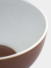 Leitão & Irmão Brown Large Porcelain Bowl