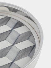 Leitão & Irmão Silver Downtown Tile Bottle Coaster