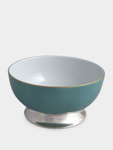 Leitão & Irmão Silver Medium Malibu Green Bowl