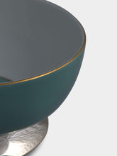 Leitão & Irmão Silver Medium Malibu Green Bowl