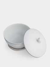 Leitão & Irmão Biscuit Porcelain Partridge Box