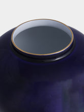 Leitão & Irmão Cobalt Blue Large Porcelain Jar