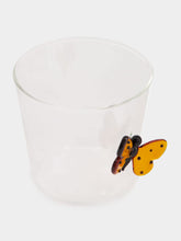 Ichendorf Milano Glass Tumbler with Butterfly Accent