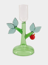 Ichendorf Milano Small Glass Candleholder with Apple Tree Design