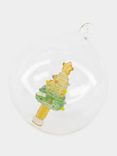 Ichendorf Milano Glass Christmas Ball with Yellow-Star Tree