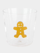 Ichendorf Milano Glass Tumbler with Gingerbread Design