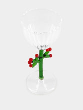 Ichendorf Milano Christmas Glass with Straight Berries Stem