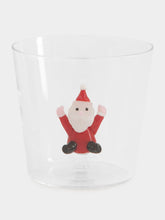 Ichendorf Milano Glass Tumbler with Jumping Santa