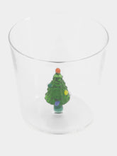 Ichendorf Milano Glass Tumbler with Christmas Tree